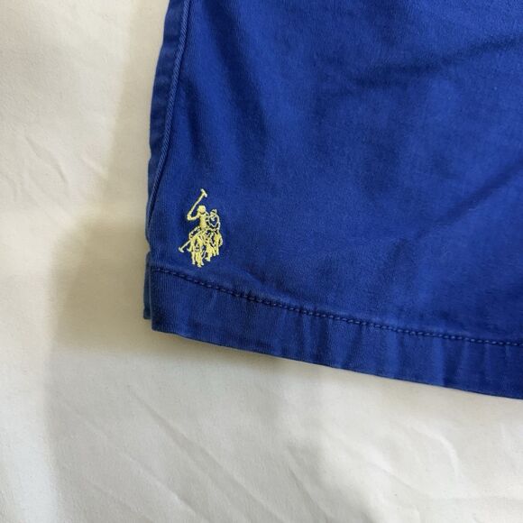 US Polo Assn. Mens Shorts Medium Activate/ Stretch Blue 98% Cotton 2% Spandex - Picture 2 of 8